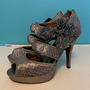 Poetic License LONDON rhinestone platform heels